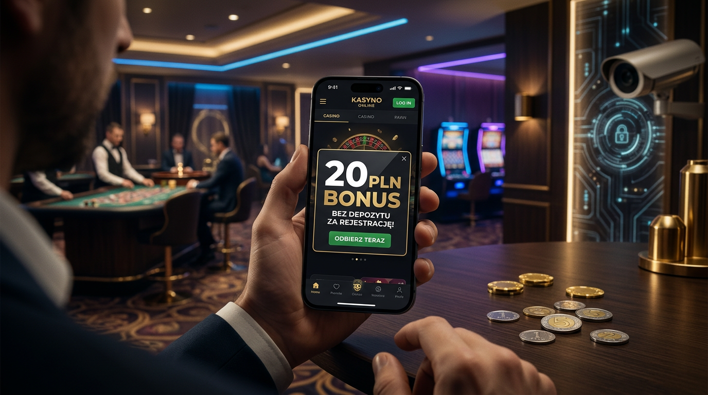 Bonus 20 zł bez depozytu za rejestrację w kasynie online 2026